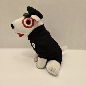 Target BULLSEYE POLICE SECURITY DOG Target & Blue 6" Stuffed Plush 2012 Limited